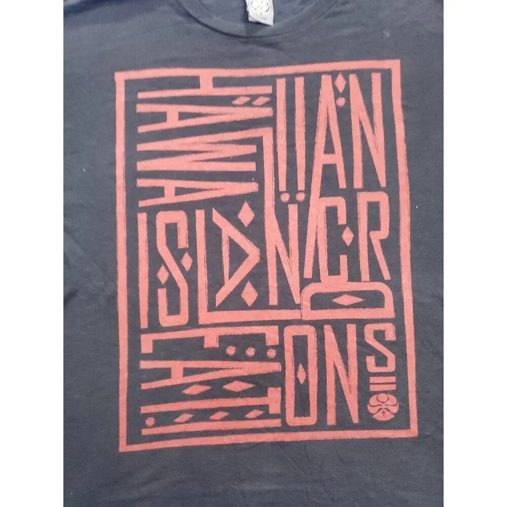 Vintage Hawaiian Island Creations Black T-Shirt Men's Size Large - Picture 2 of 13